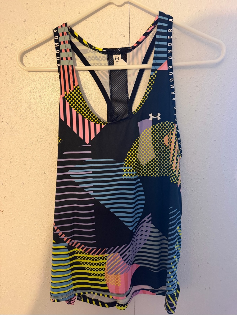 Under Armour Women’s Multicolor Graphic Racerback Tank - Black Base